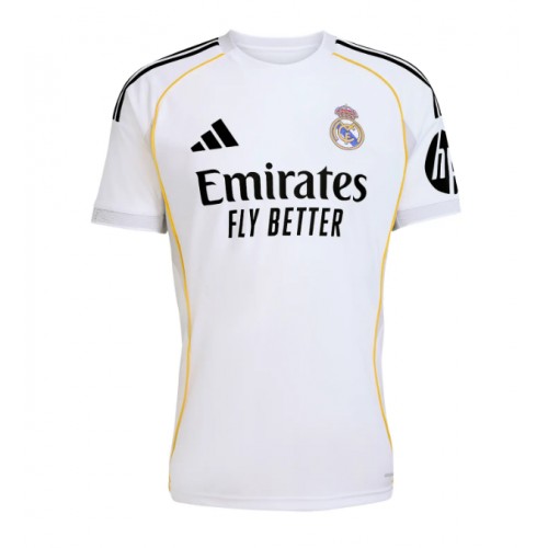 Lacne Muži Futbalové dres Real Madrid Kylian Mbappe #10 2025-26 Krátky Rukáv - Domáci